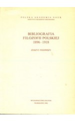 Bibliografia filozofii polskiej 1896-1918